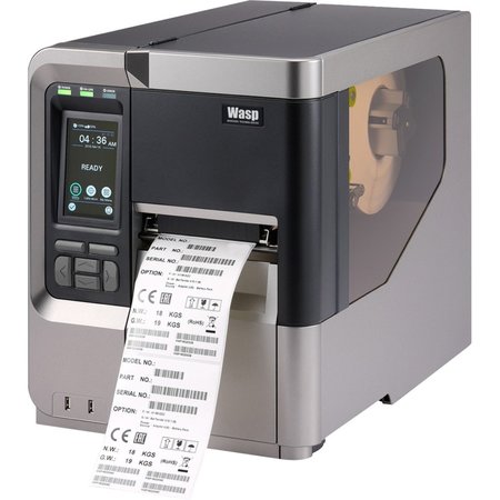 WASP TECHNOLOGIES Wasp Wpl618 Industrial Barcode Printer W/Cutter 633809003592